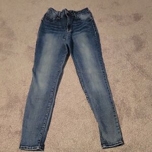 Maurices Blue Skinny Jeans with Medium Wash